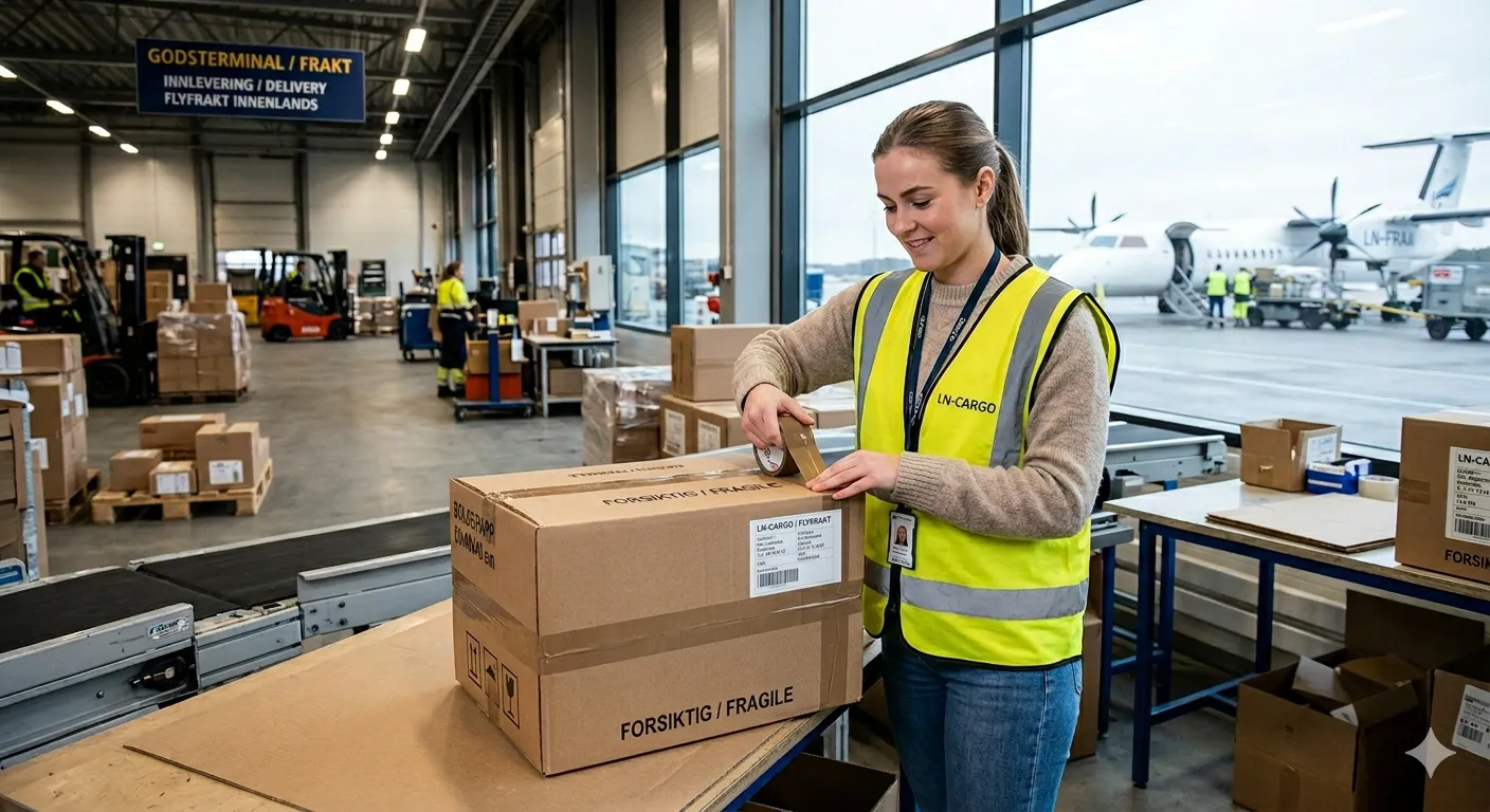 Første gang du sender pakke med fly? Alt du trenger å vite